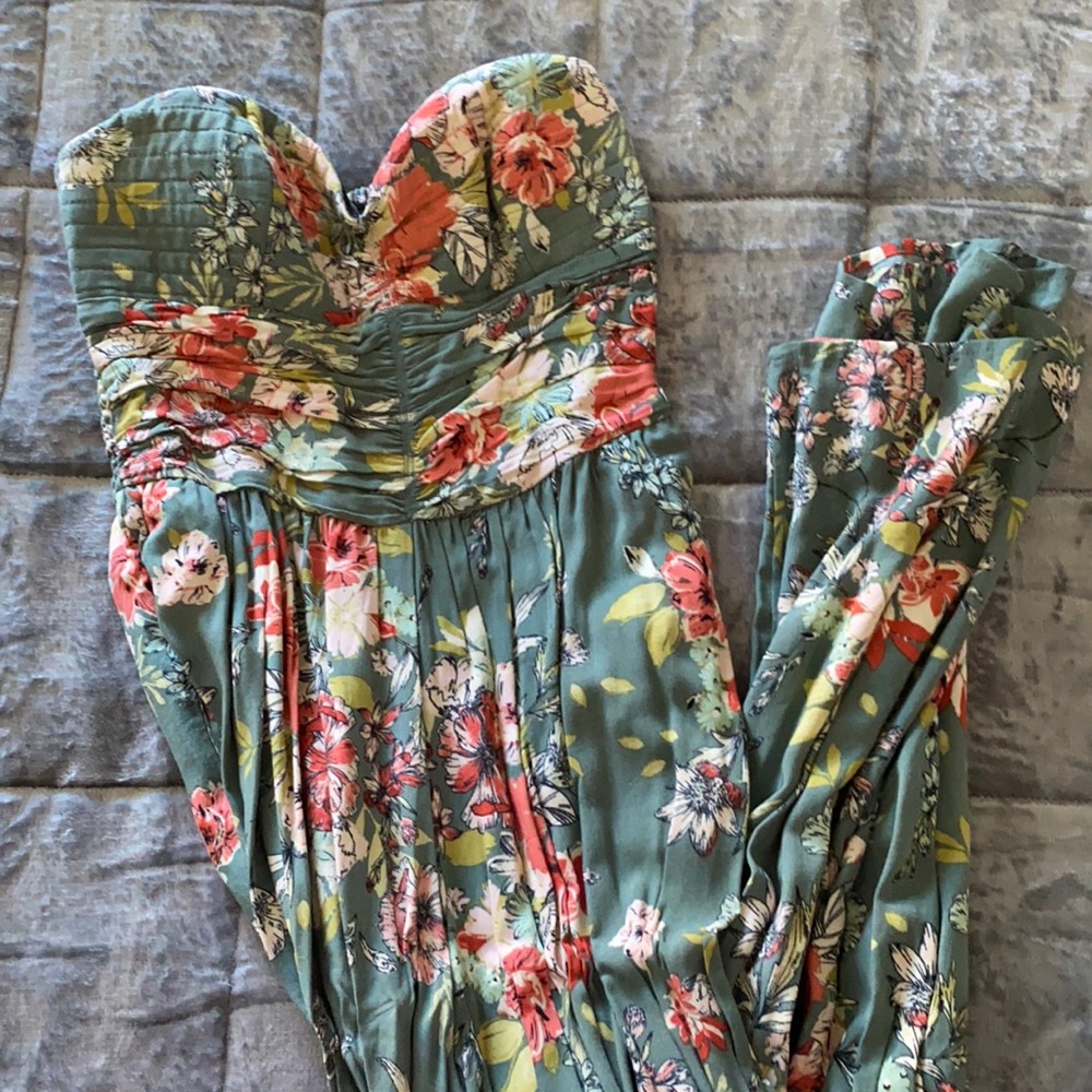 Sweet heart green jumpsuit